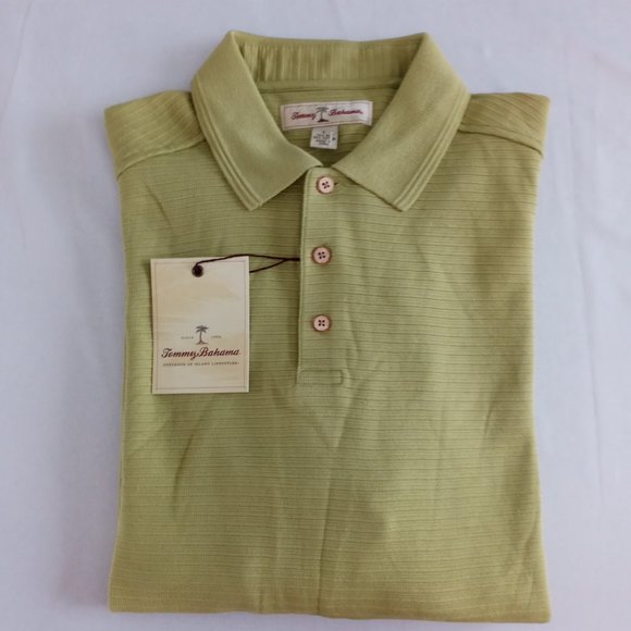 Tommy Bahama Silk Reed Stripe long sleeve polo shirt NWT - Picture 9 of 9